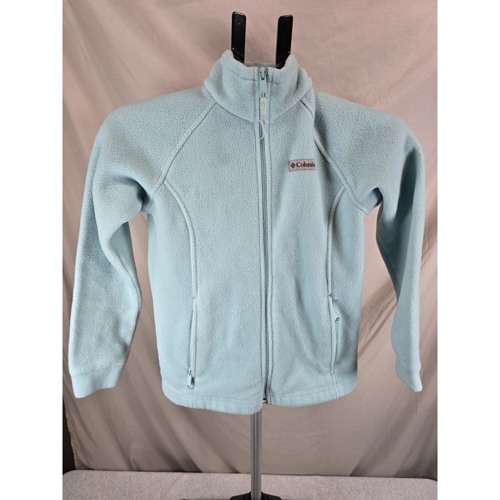 NWT Columbia Benton Springs Full Zip Fleece Jacket Plus Size M Aqua Haze